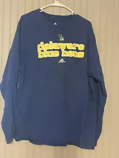 Delaware Blue Hens Long Sleeve T-shirt Size XL