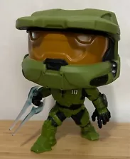 Funko POP! Jumbo 10" Halo Infinite Master Chief w/ Energy Sword *LOOSE* #19 toy