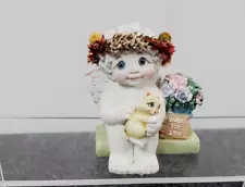 Vintage Dreamsicles Cat flowers for sale Figurine Collectible 2002 retired 3in