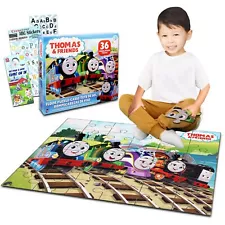 Thomas The Train Floor Puzzle for Kids, Toddlers - Bundle with 36 Pc Thomas and