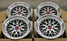 BBS LM 17x8.5 +18 5x120 Diamond Silver fits BMW M3 E30 / E36 (SET)