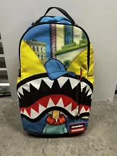 Sprayground x Nickelodeon Hey Arnold Backpack Shark Mouth Cartoon Rare Toon