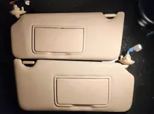 2010-2015 Honda Crosstour Sun Visor driver & passenger set (tan) (For: More than one vehicle)