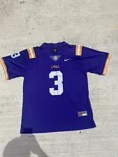 LSU Tigers Odell Beckham Jr. #3 College-NCAA Football Nike Stitch Jersey Size L