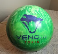 Demo Venom Motiv Toxin Green Marbled Bowling Ball Used 11lbs 10 oz WBG 05968