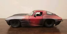 Jada Big Time Muscle For Sale 63 Chevy Corvette Stingray Weathered Diecast 1:24