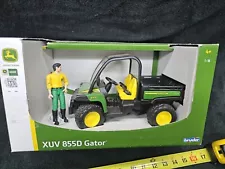 1/16th John Deere Gator XUV 855D with Driver by Bruder 9812