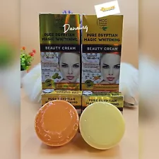 Pure egyptian gold face cream for day, carrot for night. 2 in 1 combo sale