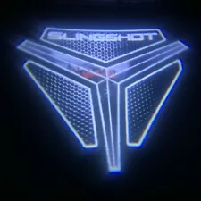 POLARIS SLINGSHOT LOGO LED LIGHT projection light shines image onto ground