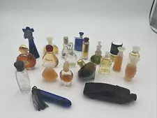 *A Vintage Miniature Mini Designer Perfume Bottles Lot of 20 Various Brands