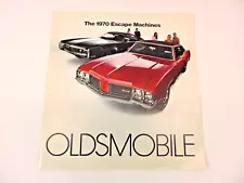 1970 Oldsmobile Sales Brochure / Catalog "Escape Machines" Cutlass, Toronado, 88