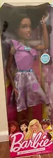 Life size Barbie 28" Purple Posable Just Play Best Fashion Friend Doll Curly Nib