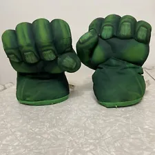 2008 Incredible Hulk Talking Fist Smash Hands Gloves Toy Cosplay. Sounds Tested