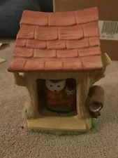 Vintage Lighted Owl House