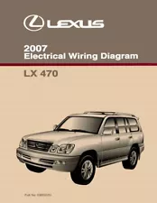 2007 Lexus LX 470 Wiring Diagrams Schematics Layout Factory OEM