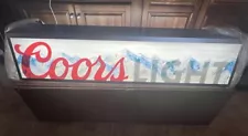 COORS LIGHT Beer Poker, Game Room , Pool Table Light Bar Sign New In Box!