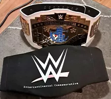 WWE 2014 Intercontinental Commemorative Title White Strap with Belt Bag