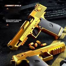 DESERT EAGLE Toy guns with soft bullet, Pistol for children with ejection manuel