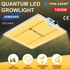 Phlizon 1000W withSamsung LED Grow Light Sunlike Full Spectrum for Plants Flower