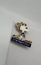 Peanuts Snoopy! Vintage 70’s Pin Ski Breckenridge Snow Resort for Hat Jacket