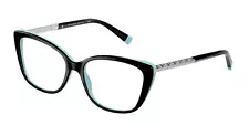 TIFFANY & Co. TF2208B 8055 Black On Tiffany Blue 54 mm Women's Eyeglasses