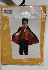 Vampire Dracula Halloween Costume Size 2-4