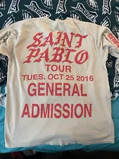 Kanye West X Pablo Merch Shirt Size Large, EXCELLENT CONDITION. Ships Next Day!