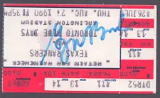 GEORGE W. BUSH - TICKET SIGNED CIRCA 1990