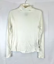 The North Face Women’s Explore City White Long Sleeve Turtleneck Size S