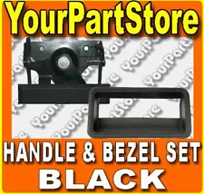 88-98 CHEVY TRUCK TAILGATE HANDLE and TRIM BEZEL BLACK