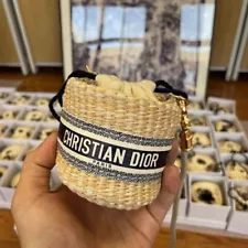 Christian Dior Straw pouch mini shoulder bag VIP LTD Novelty Box NOT FOR SALE #1