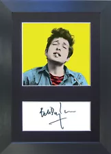 BOB DYLAN Pop Art Signed Mounted Reproduction Autograph Photo Prints A4