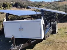 DC Solar SCT20 Trailer Mobile Generator upgraded w/ Lithium Batteries