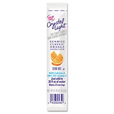 Crystal Light On the Go Sunrise Orange .16oz Packets 30/Box 00504