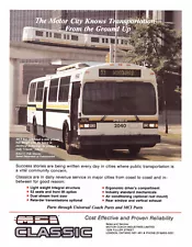 1991 MCI (Motor Coach Industries) Classic in Detroit, Canadian Issue Magazine Ad