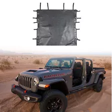 Anti-UV Soft Top Leather Cover Top Bikini Trim For 18-22 Jeep JT Gladiator 4Dr (For: Jeep Gladiator)