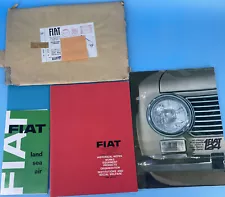 1967 Fiat Sales Packet For The Fiat 124 Includes Annual Report And Propaganda