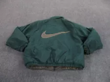 Vintage Nike Jacket Adult M Puffer Retro Reversible Track Athletic Y2K Coat Men