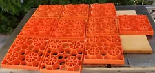 CAMPING LYNX LEVELERS FOR TRAILER, INTERLOCKING Orange BLOCKS, 10-PACK