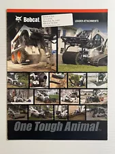 Bobcat Skid-Steer Loader Attachments Sales Brochure (Original Brochure) *2007*