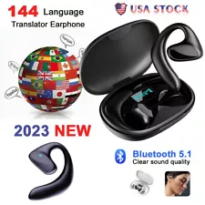 144 Language Translator Earbuds M8 Wireless Bluetooth Two Way Translator Device