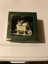 snowbabies dept 56 retired ~ Nine Sledders Sledding ONLY ONE FOR SALE ONLINE