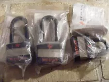 3 Ruger Padlocks for Bew Model Blackhawk, Vaquero Revolvers, Red Label Shotgun