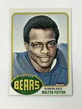 1976 Topps Walter Payton NFL Chicago Bears Rookie #148 HOF RC CLEAN Ungraded