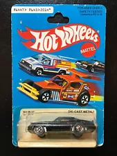 Rare 1979 Hot Wheels 1977 Hot Bird Black Pontiac Trans Am #2014 - OPEN BACK