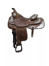 15 Inch Used Dale Chavez Show Saddle 848-7508