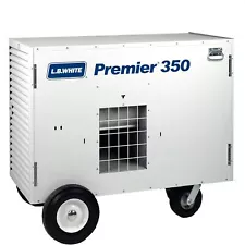 LB White Premier 350 Dual Fuel Outdoor Tent Heater 3500000 BTU NG & LP Used