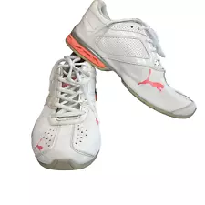 Puma Womens Tazon 18987718 White Pink Coral Athletic Running Shoe Sneaker Size 8