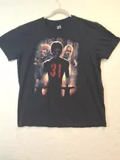 31 Rob Zombie Movie T-shirt XL Rare HTF Horror Gore Halloween