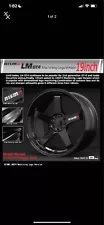 Brand New Set Of 2 - NISMO LMGT4 Wheels 19"X10.5 +15 Machined Logo Rays